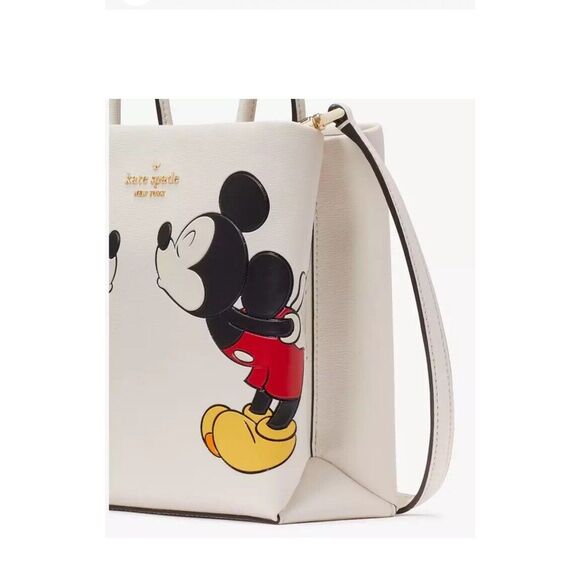 Kate Spade New York X Disney Minnie Mini Tote - Minnie & Mickey Mouse - Picture 4 of 6